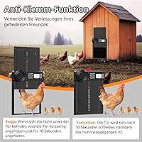 MASTERFUN JSM9BK Automatische Hühnerklappe — Bild 5