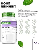 Vit4ever Vitamin D3 20.000 I.E. + K2 200 µg MK7 – 180 Tabletten — Bild 4