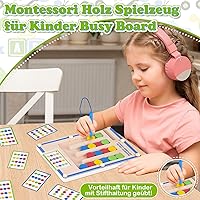 Montessori Activity Board Holzpuzzle NO.KH00089 — Bild 2