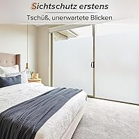 rabbitgoo Sichtschutzfolie Milchglas 44,5 x 200 cm — Bild 2