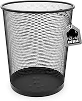 BigDean Papierkorb 20L Draht schwarz — Bild 1