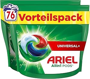 Ariel All-in-1 PODS Universal+ 76 Kapseln Test & Bewertung