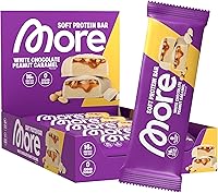 MORE NUTRITION Protein Bar White Chocolate Peanut Caramel 10er — Bild 1