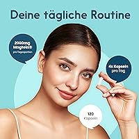 Bloom Naturals Magtein Magnesium L-Threonat 120 Kapseln — Bild 3