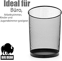 BigDean Papierkorb 20L Draht schwarz — Bild 4