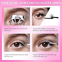 CALAILIS Cluster Wimpern D Curl 168 Stück — Bild 7