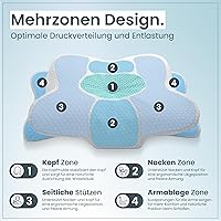 Gentle North Nackenstützkissen Memory Foam 61x40 cm — Bild 4