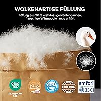 Bedsure Daunendecke 135x200 cm (90% Daunen, 880 g) — Bild 2