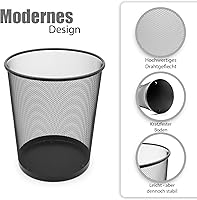 BigDean Papierkorb 20L Draht schwarz — Bild 6