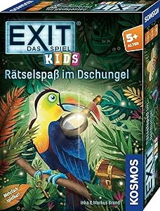 Kosmos EXIT Das Spiel Kids – Rätselspaß im Dschungel Test & Bewertung