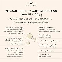 Sunday Natural Vitamin D3 K2 Tropfen 45 ml — Bild 2