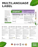 Vit4ever Vitamin D3 20.000 I.E. + K2 200 µg MK7 – 180 Tabletten — Bild 7