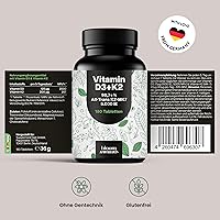 Bloom Naturals Vitamin D3 K2 5000 IE – 180 Tabletten — Bild 7