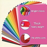 AZVIEY Tonkarton A4 230g/m² 40 Blatt 20 Farben — Bild 4