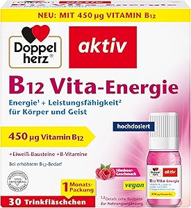 Doppelherz B12 Vita-Energie 30 Trinkfläschchen Test & Bewertung