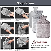 BOLEi Wärmflasche 2L mit Kängurutasche — Bild 7