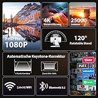 Wielio Smart Beamer 1080P — Bild 2