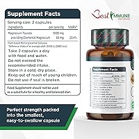 Best Immune Magnesiumtaurat 500mg 100 Kapseln — Bild 2