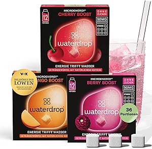 waterdrop Microenergy Set 36-Würfel (Mango, Kirsche, Brombeere) Test & Bewertung