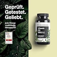 natural elements Vitamin D3 1000 I.E. (365 Tabletten) — Bild 4