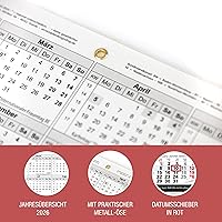 TOBJA 4-Monatskalender 2026 (96 x 33 cm) — Bild 5