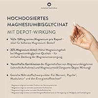 Sunday Natural Magnesium Bisglycinat 240 Kapseln — Bild 4