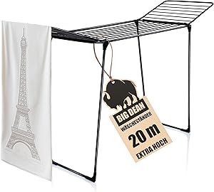 BigDean Wäscheständer XXL 20m Test & Bewertung