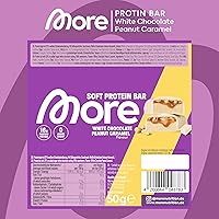 MORE NUTRITION Protein Bar White Chocolate Peanut Caramel 10er — Bild 4