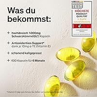 natural elements Schwarzkümmelöl 400 Kapseln — Bild 4