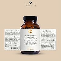 Sunday Natural D3 K2 Omega 3 Vegan (90 Kapseln) — Bild 6
