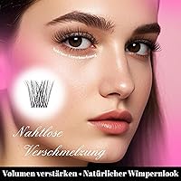 CALAILIS Cluster Wimpern D Curl 168 Stück — Bild 5