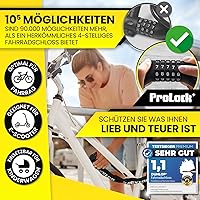 Dunlop Pro Lock Fahrrad-Kettenschloss 100 cm — Bild 6