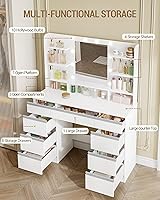 Hzuaneri Schminktisch DT35703WV1 (108 cm) — Bild 2