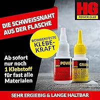 HG Power Glue Schweißnaht aus der Flasche 5g+10g — Bild 2
