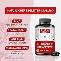 RAIBU Astaxanthin 8 mg (180 Kapseln) — Bild 3