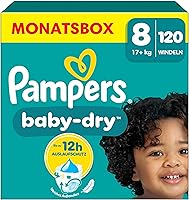 Pampers Baby-Dry Größe 8 (120 Stück) — Bild 1