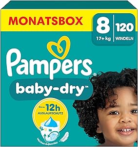 Pampers Baby-Dry Größe 8 (120 Stück) Test & Bewertung