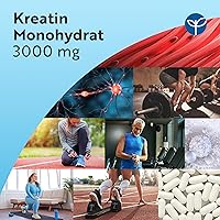 Nutravita Creatin Monohydrat 3000 mg, 300 Tabletten — Bild 3