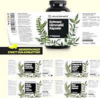 natural elements Schwarzkümmelöl 400 Kapseln — Bild 6