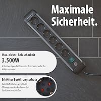 Brennenstuhl Premium-Alu-Line Steckdosenleiste 6-fach 3m — Bild 5