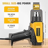 SEEKONE SDL-2818 Heißluftpistole 2000W — Bild 5
