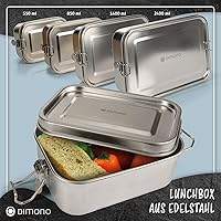Dimono Lunchbox 2400ml Edelstahl Bento-Box — Bild 8
