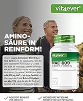 Vit4ever NAC N-Acetyl-L-Cystein 800 mg 240 Kapseln — Bild 2