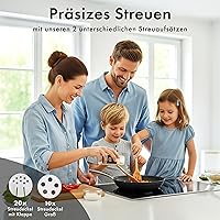 EDELHAUS Gewürzgläser Eckig Set 24x120ml — Bild 4