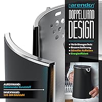 Arendo Wood Style Wasserkocher 1,5 L — Bild 4