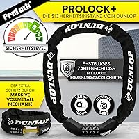 Dunlop Pro Lock Fahrrad-Kettenschloss 100 cm — Bild 2