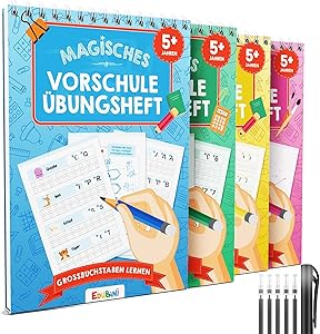Edubini Magische Vorschule Übungshefte 4er-Set Test & Bewertung