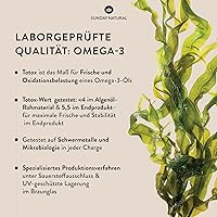 Sunday Natural Omega 3 Vegan Algenöl 120 Kapseln — Bild 4