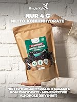 Simply Keto Schokodrops Edelbitter 750g — Bild 3