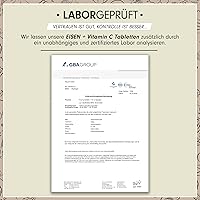 ProFuel Eisentabletten Eisenbisglycinat 20 mg + Vitamin C 365 Stück — Bild 5